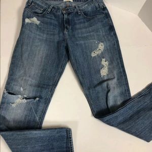 Mcguire Womens Size 27 Blue Jeans Distressed! A87